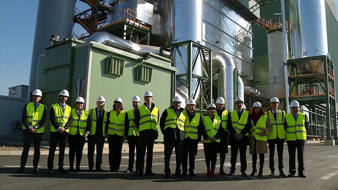 Ence inaugura su planta de biomasa en Puertollano