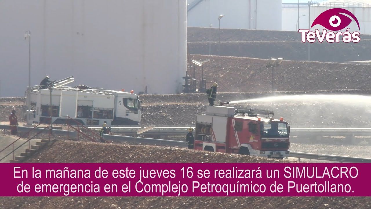 Simulacro de emergencia en Puertollano