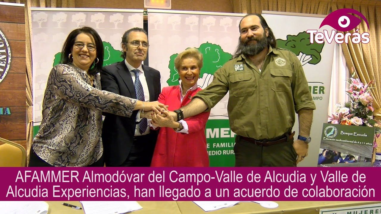 Acuerdo de colaboración entre AFAMMER y Valle de Alcudia Experiencias