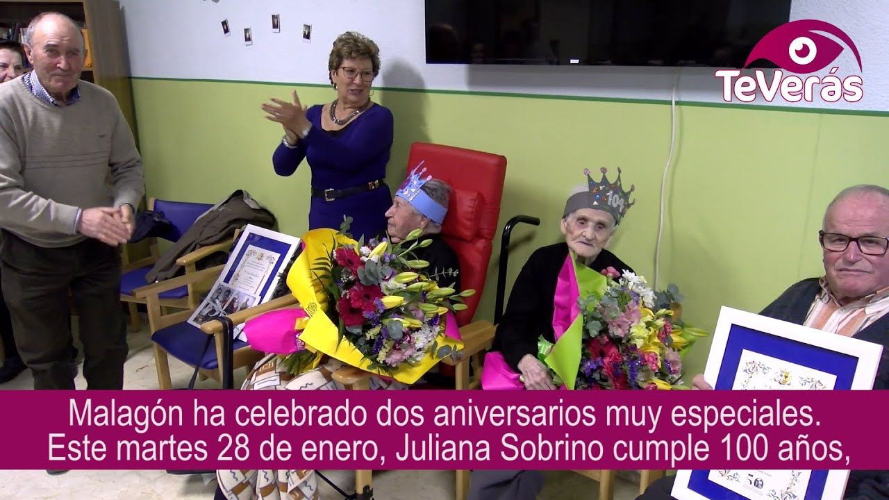 Mujeres centenarias en Malagón