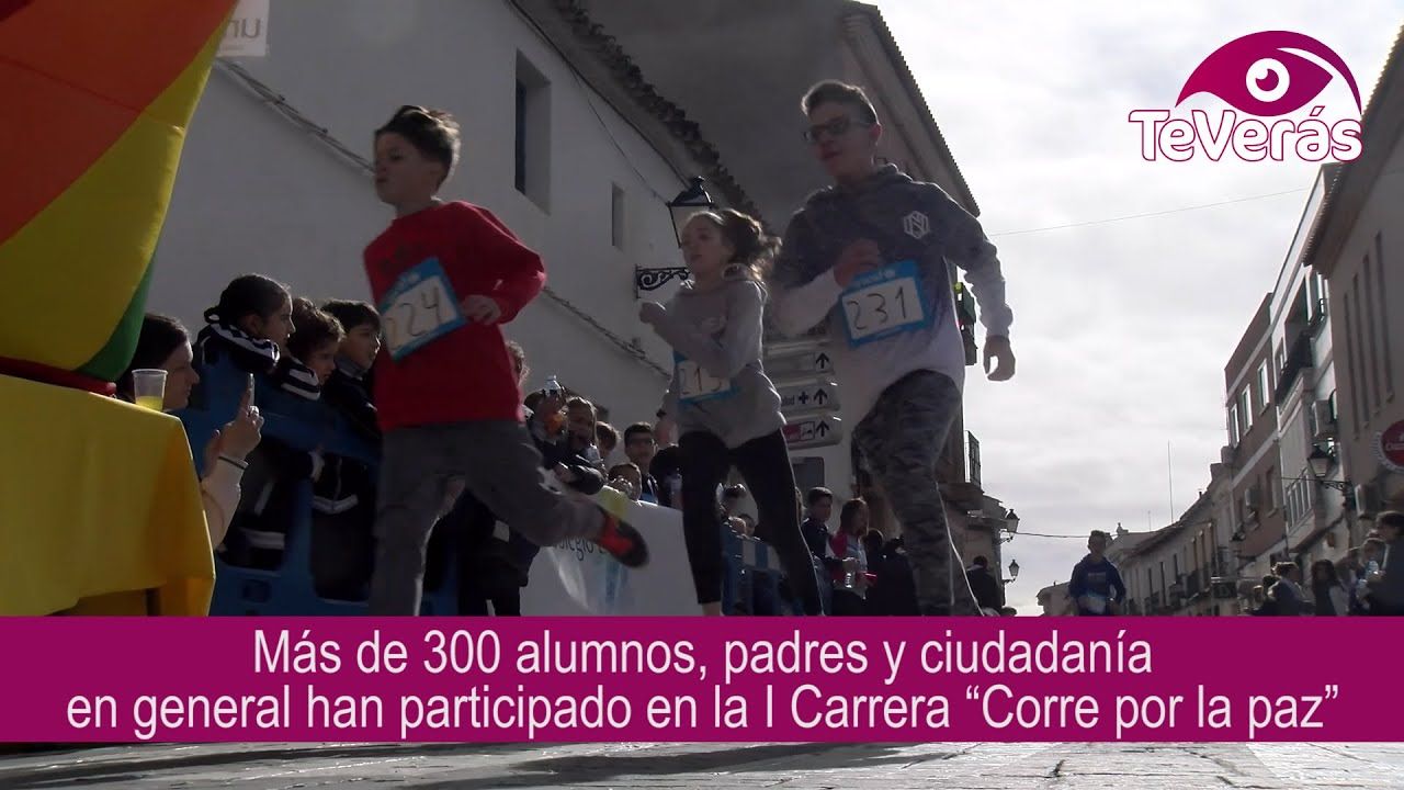 “Corre por la paz” en Santa Cruz de Mudela