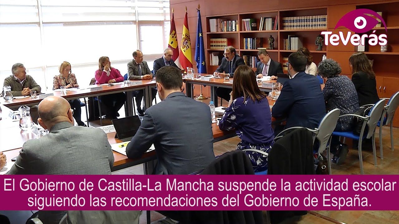 Se suspende la actividad escolar en Castilla-La Mancha