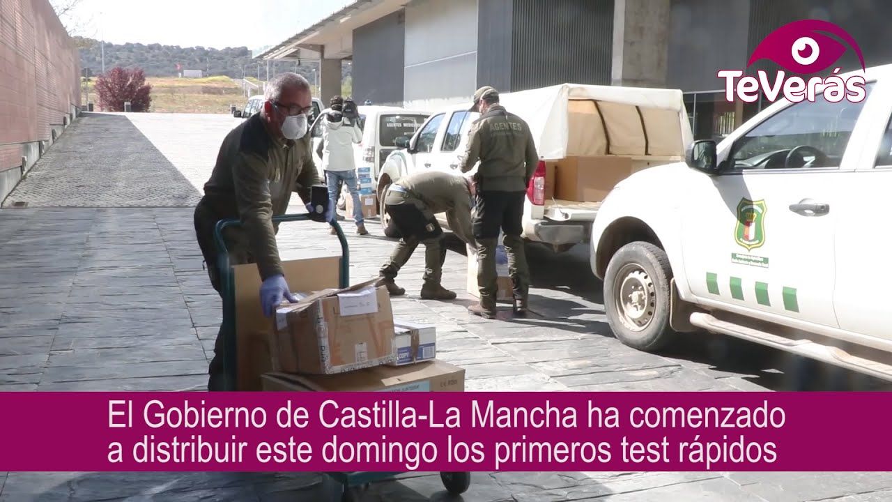 Se reparten los primeros test rápidos en Castilla-La Mancha