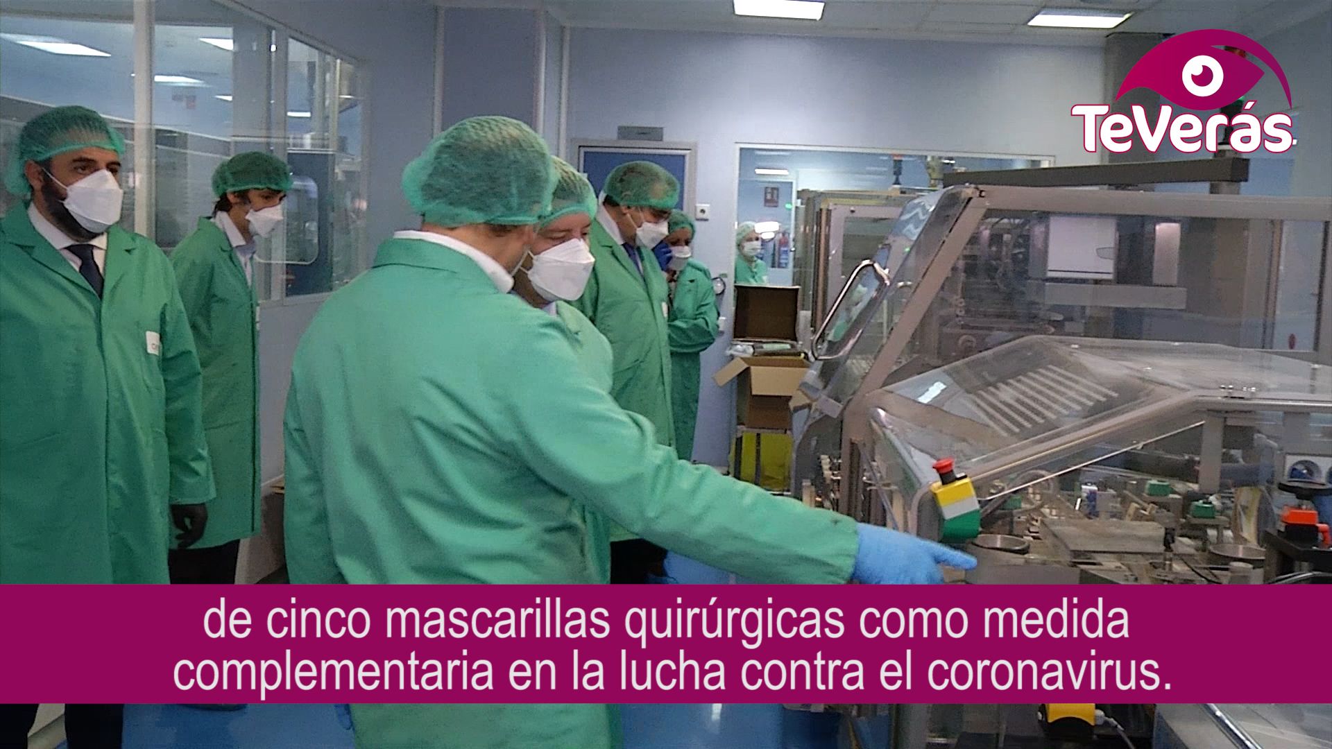 5 mascarillas por cada hogar