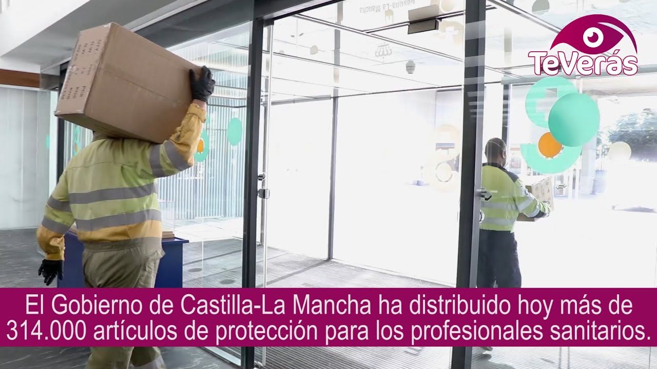 Reparto de 314.000 artículos de protección