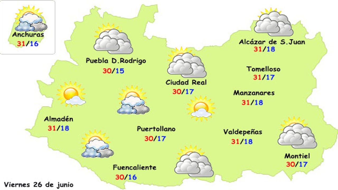 Pequeño descenso de las temperaturas