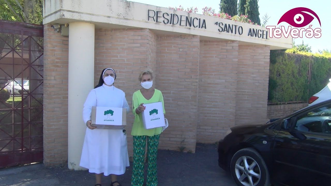 AFAMMER ha repartido mascarillas en la Residencia Santo Ángel de Ciudad Real