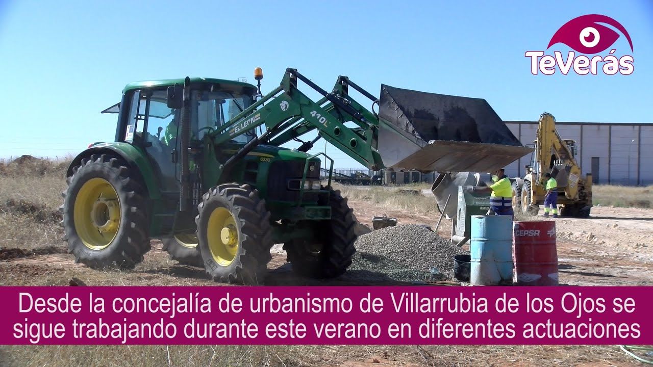 Diferentes actuaciones urbanísticas en Villarrubia de los Ojos