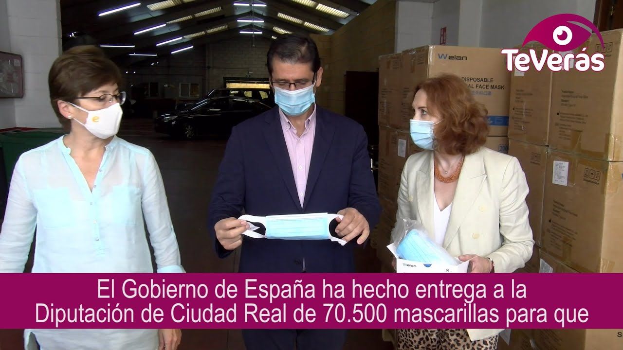70.500 mascarillas para pueblos de menos de 20.000 habitantes
