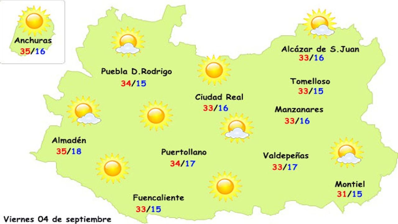 Más calor en la provincia