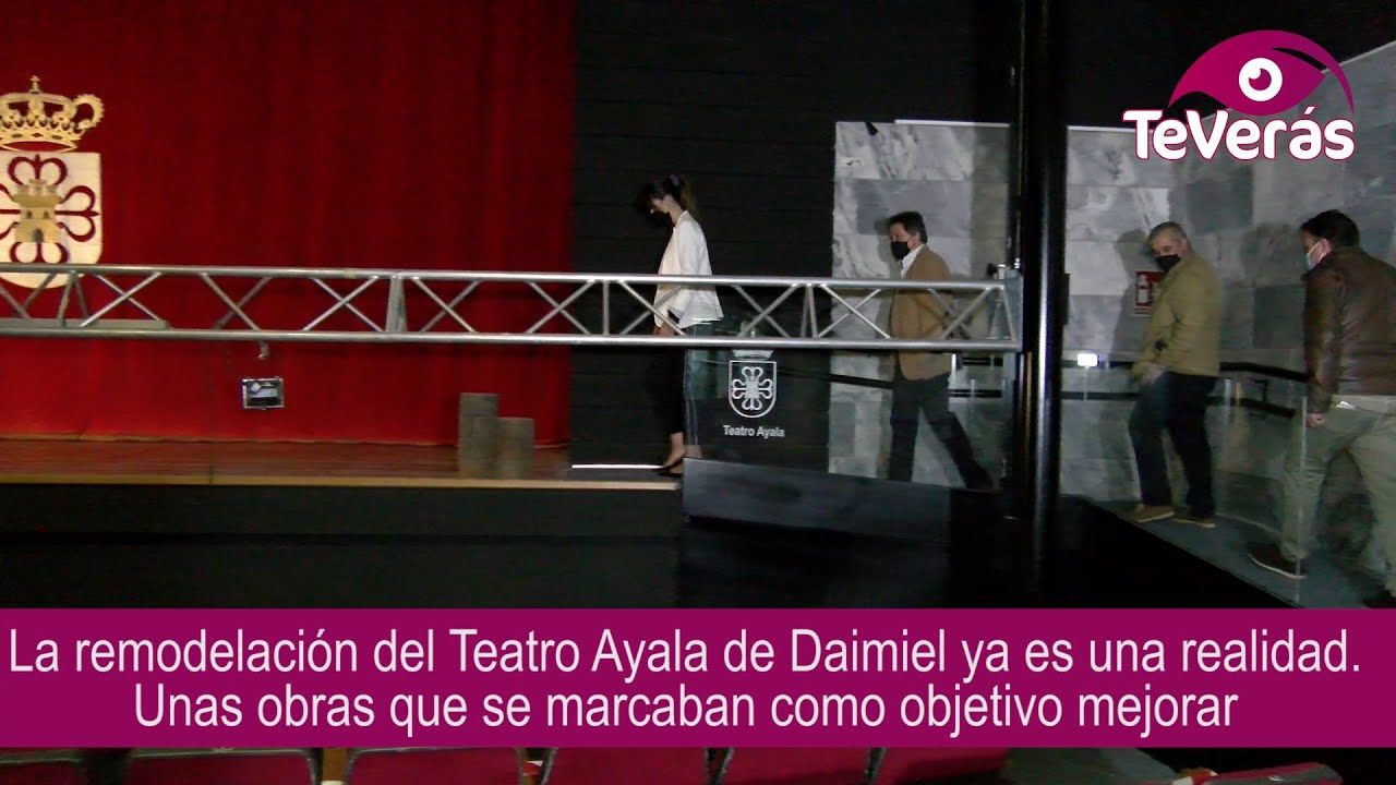 El Teatro Ayala de Daimiel finaliza sus obras de remodelación
