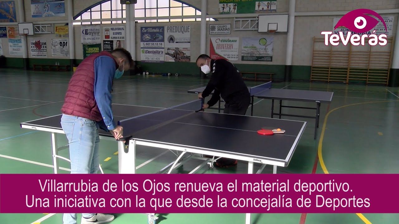Nuevo material deportivo en Villarrubia de los Ojos