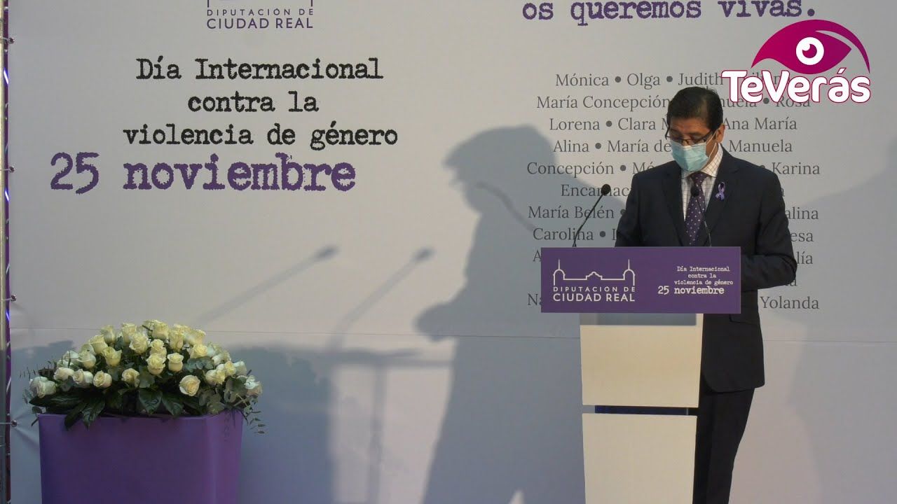 La Diputación acoge el acto institucional contra la violencia de género