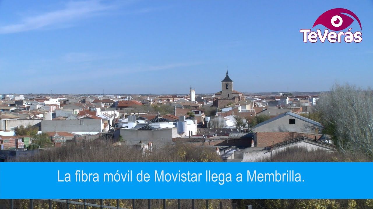 La fibra óptica de Movistar llega a Membrilla