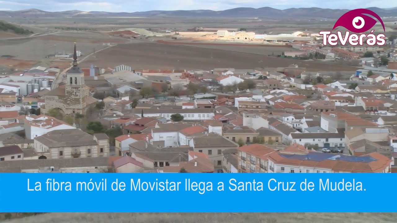 La fibra óptica de Movistar llega a Santa Cruz de Mudela