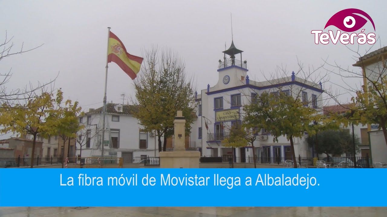 La fibra óptica de Movistar llega a Albaladejo