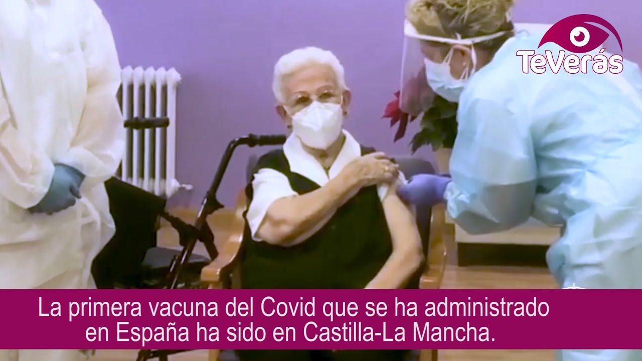 La primera vacuna del Covid, en Castilla-La Mancha
