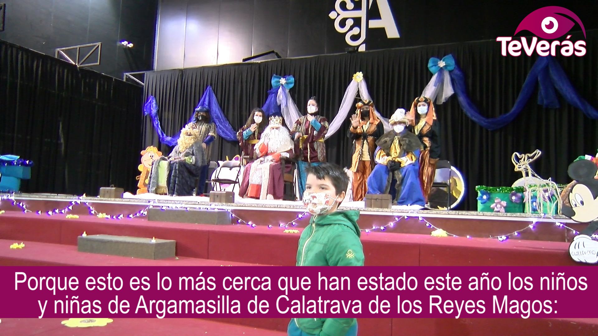 Los Reyes Magos visitan Argamasilla de Calatrava.