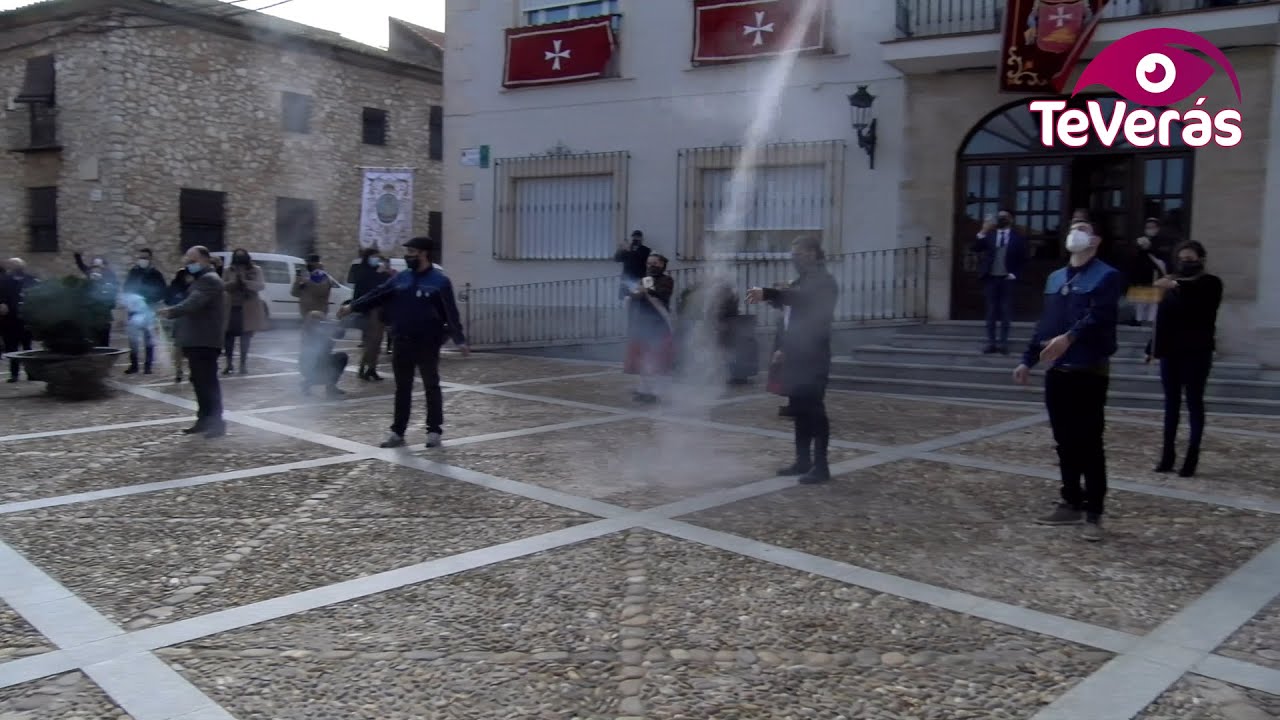Chupinazo y traca simbólica en Villarta de San Juan
