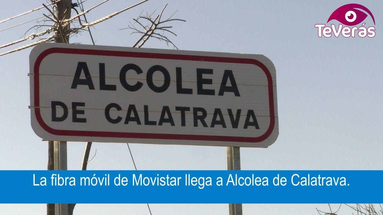 La fibra óptica de Movistar llega a Alcolea de Calatrava