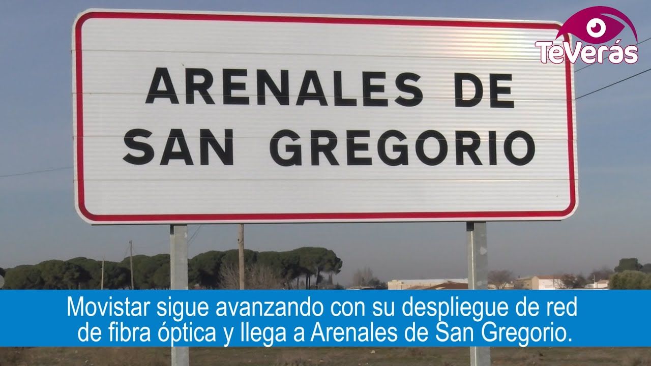 La fibra óptica de Movistar llega a Arenales de San Gregorio