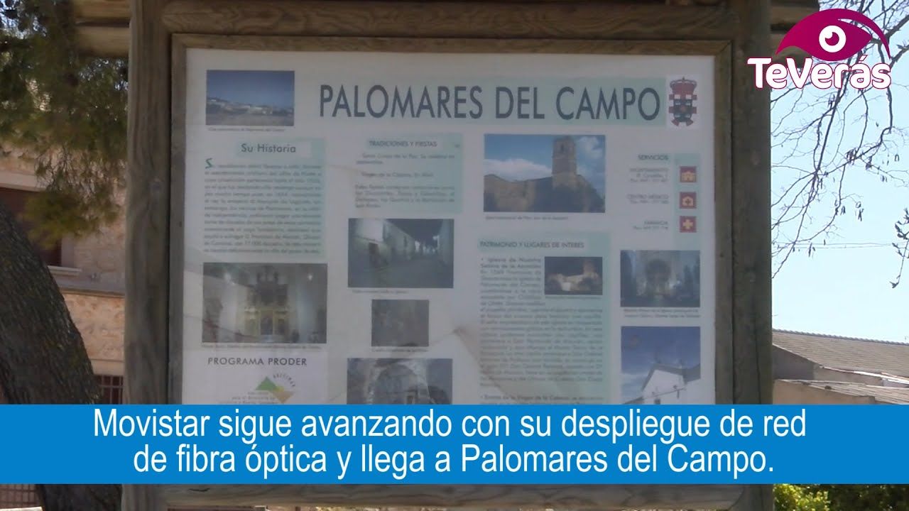 La fibra óptica de Movistar llega a Palomares del Campo