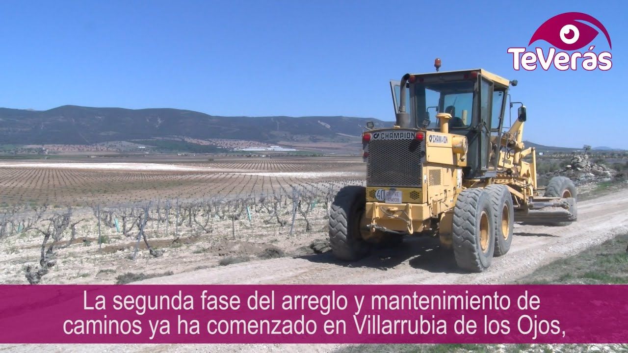 El arreglo de caminos rurales continúa en Villarrubia de los Ojos