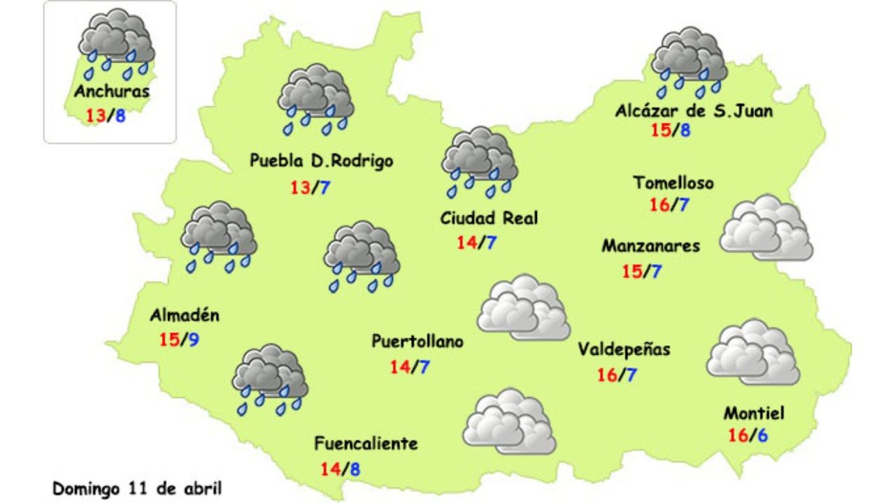 Más nubes y menos temperatura para acabar la semana