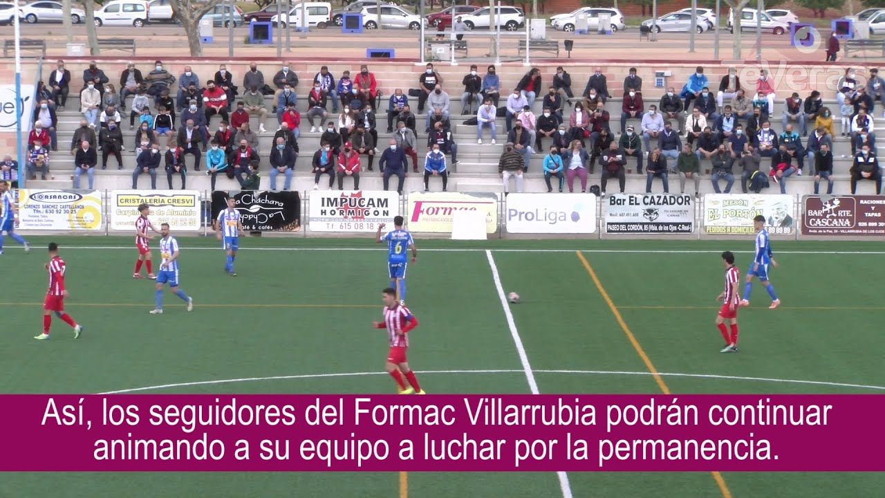 El Campo de Fútbol de Villarrubia estrena grada