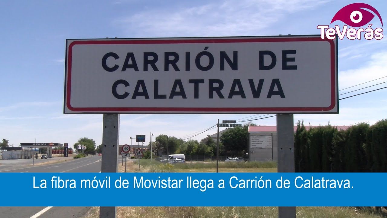 La fibra óptica de Movistar llega a Carrión de Calatrava