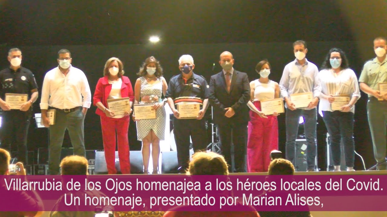 Villarrubia de los Ojos homenajea a los héroes locales del Covid