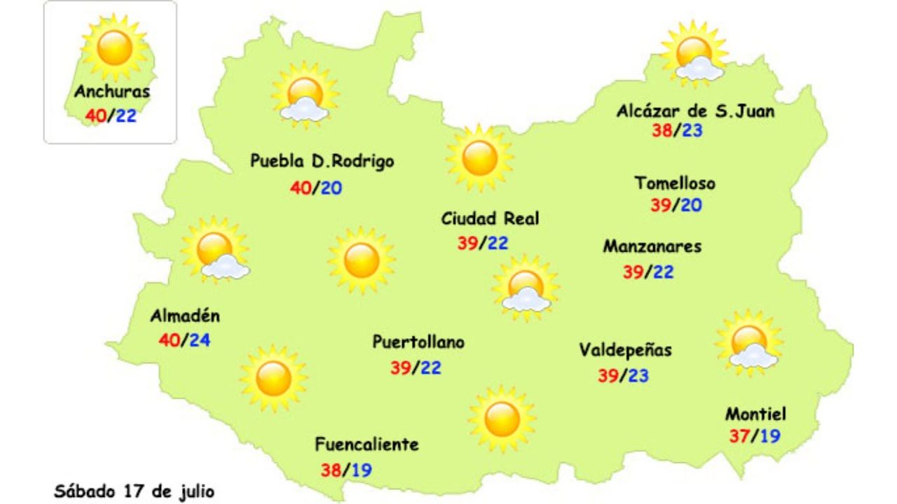La canícula se hace notar en la provincia