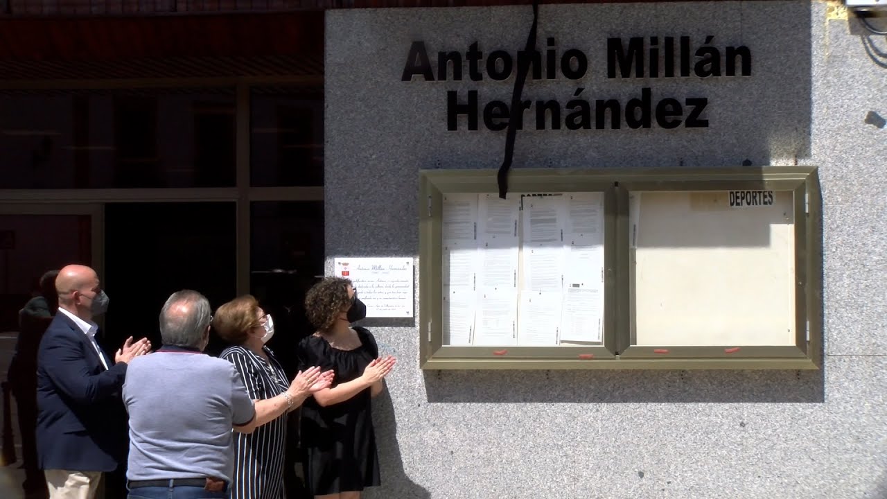 Antonio Millán da nombre a la Casa de Cultura de Villarrubia de los Ojos