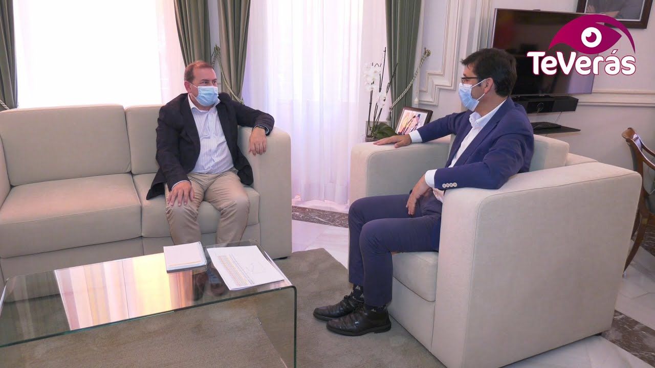 Reunión con el presidente de la Diputación