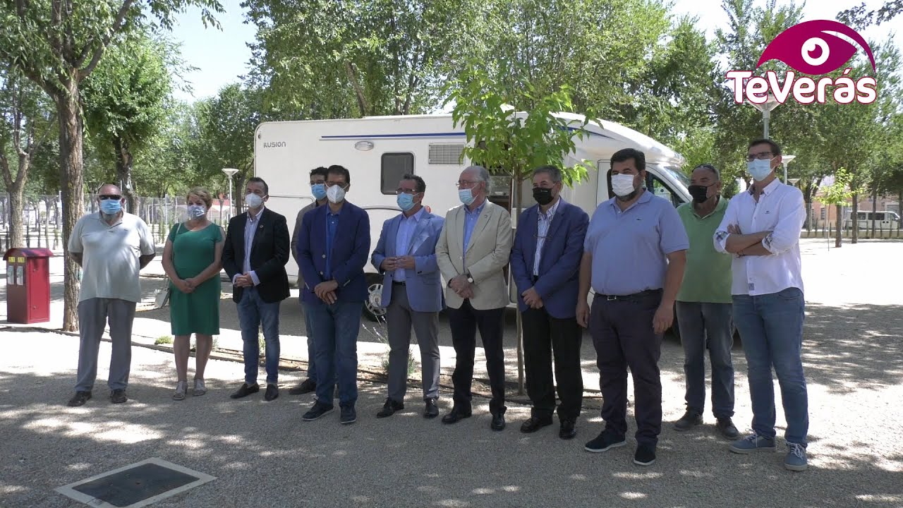 Inauguradas las Áreas de Autocaravanas de La Solana y Ruidera