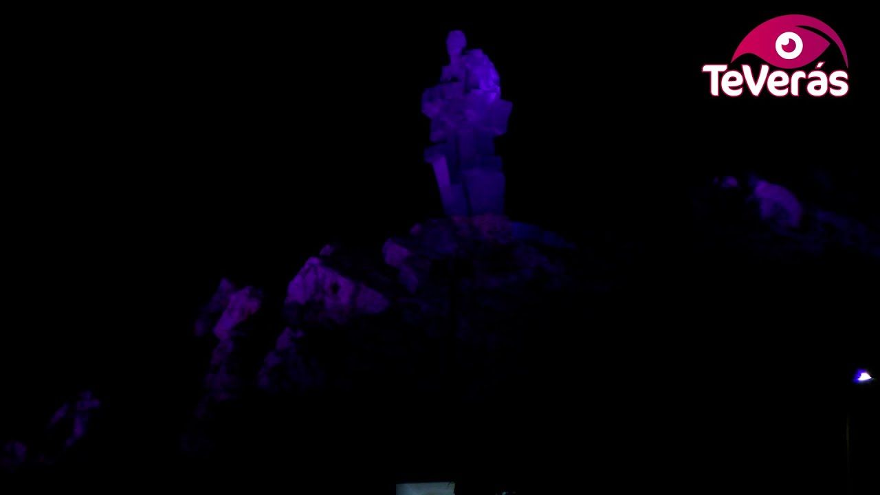 Nueva iluminación en el Monumento al Minero de Puertollano