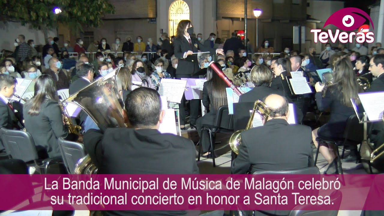 La Banda de Música de Malagón celebró su tradicional concierto en honor a Santa Teresa