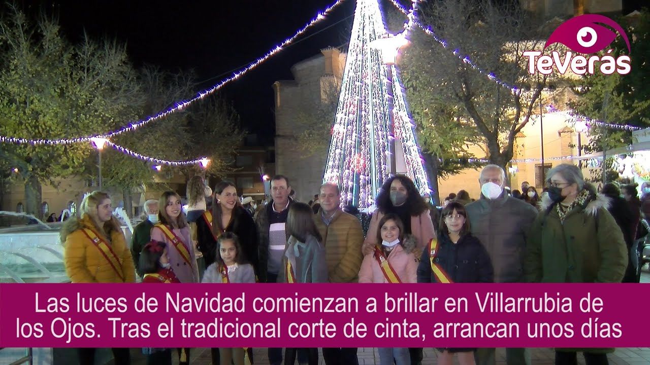 Villarrubia ilumina sus calles con el alumbrado navideño
