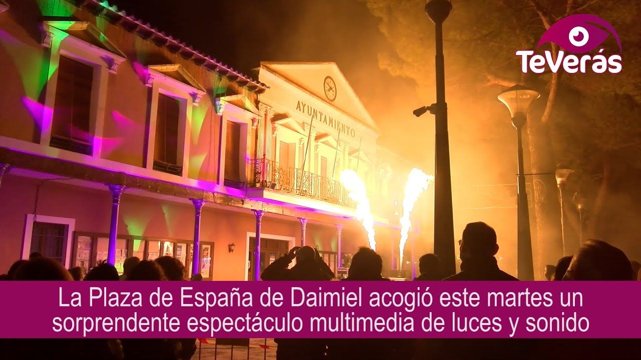 Espectáculo de luces y sonido en Daimiel