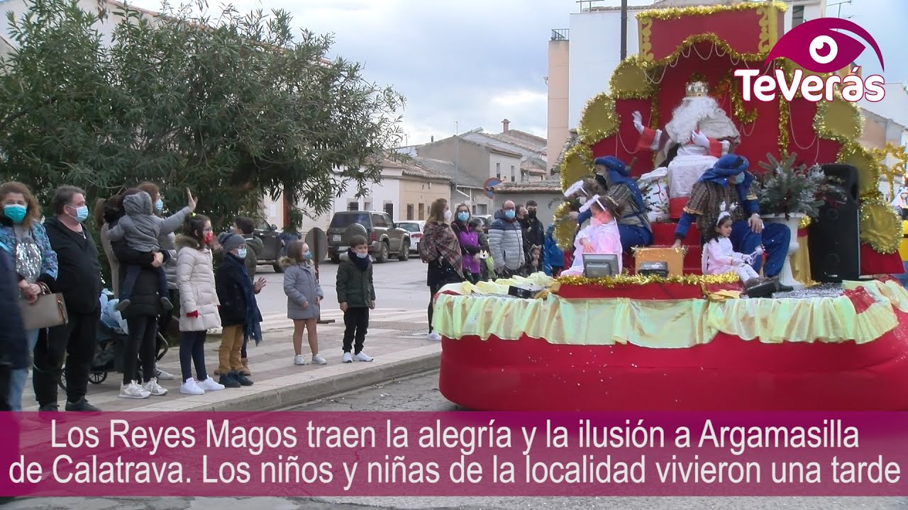Los Reyes Magos traen la alegría y la ilusión a Argamasilla de Calatrava
