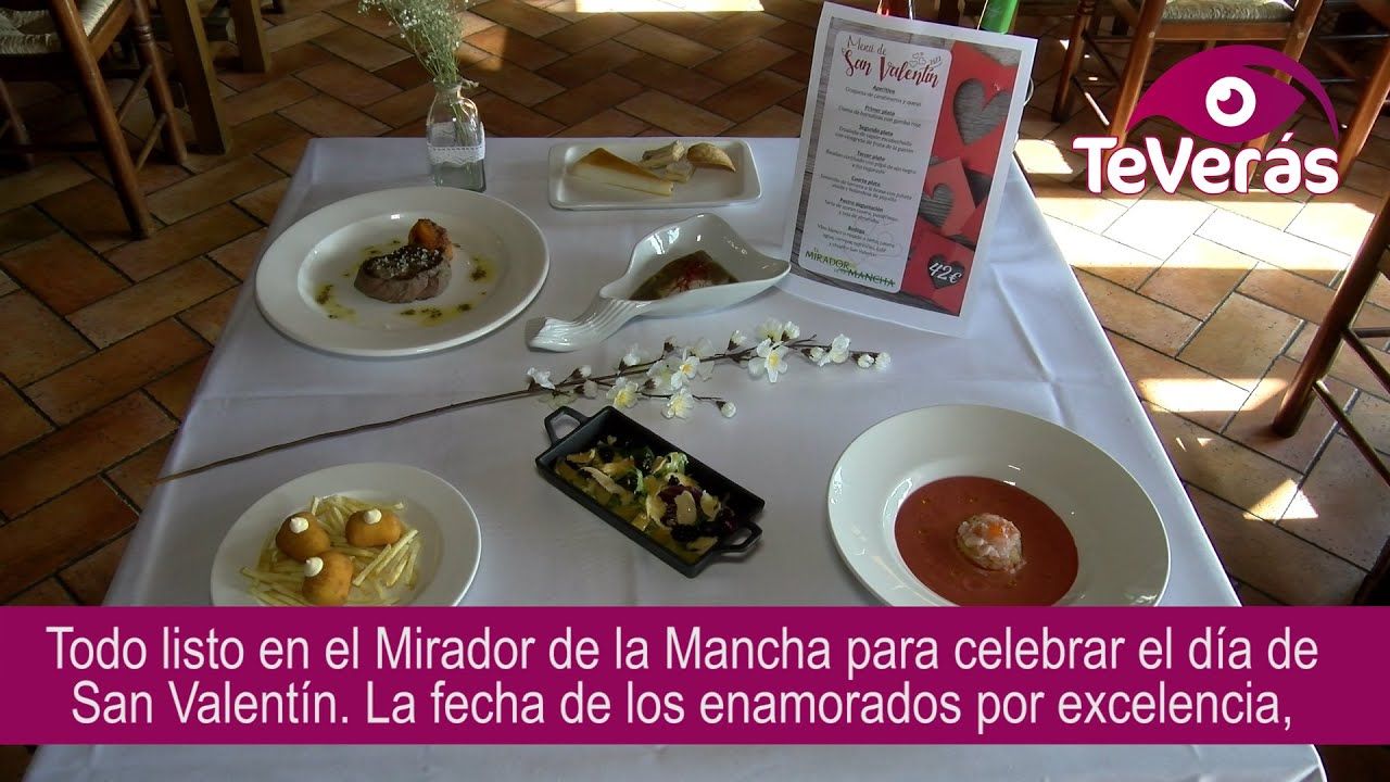 El Mirador de la Mancha, listo para San Valentín
