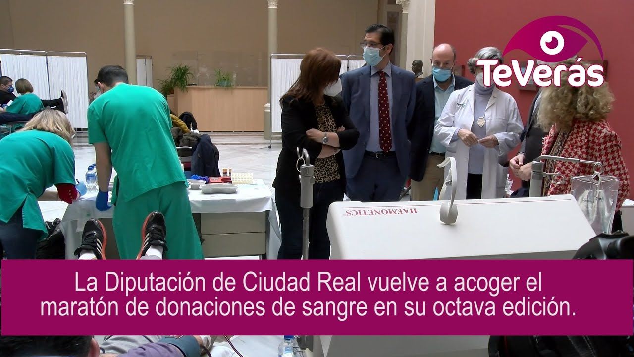 La Diputación acoge el VIII Maratón de donación de sangre