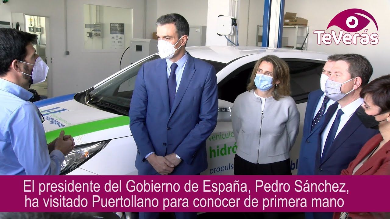 Pedro Sánchez visita el Centro Nacional del Hidrógeno de Puertollano