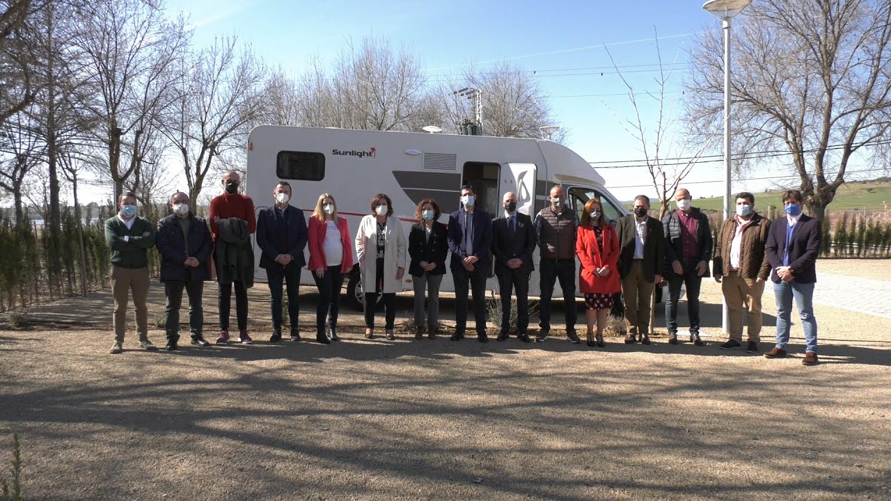Inaugurada en Peralvillo la última área de servicio para autocaravanas