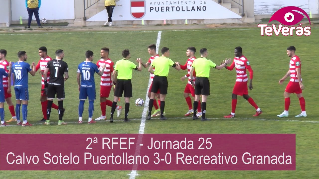 Breve resumen CS Puertollano 3-0 Recreativo Granada