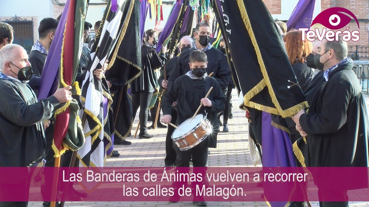 Las Banderas de Ánimas vuelven a recorrer las calles de Malagón