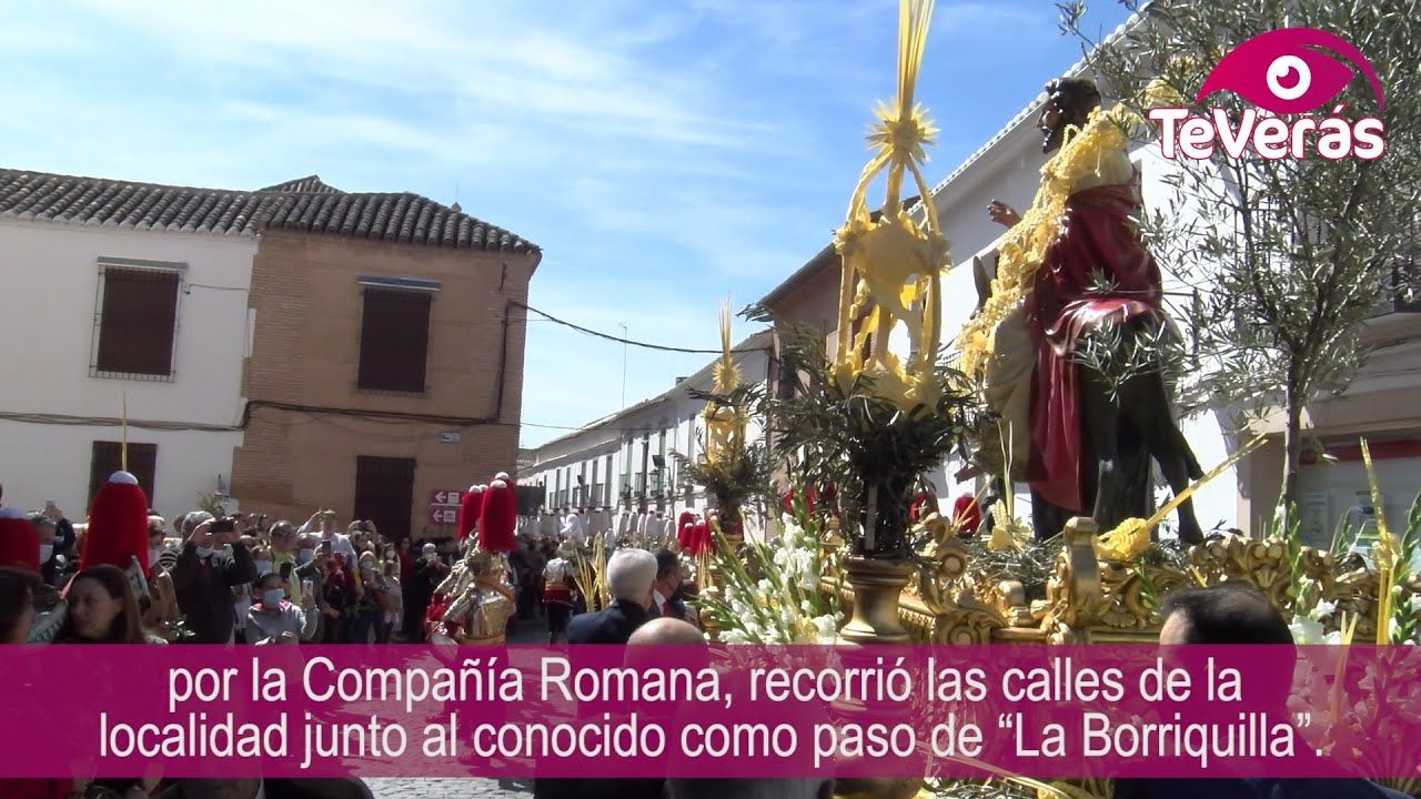 Almagro vive con pasión su Domingo de Ramos