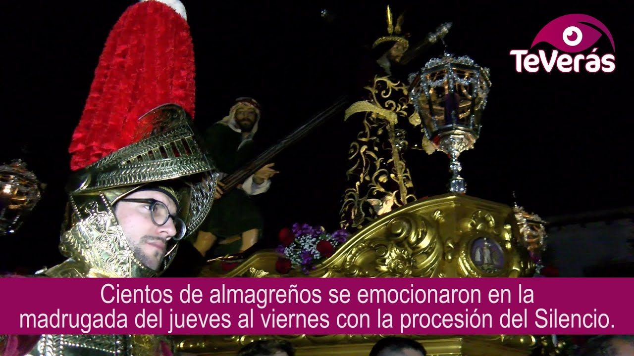 Almagro se emociona con la procesión del Silencio