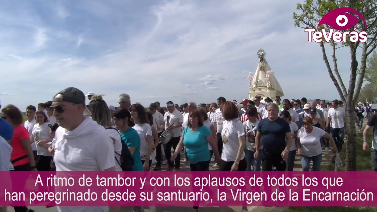La Virgen de la Encarnación ya está de nuevo en Carrión