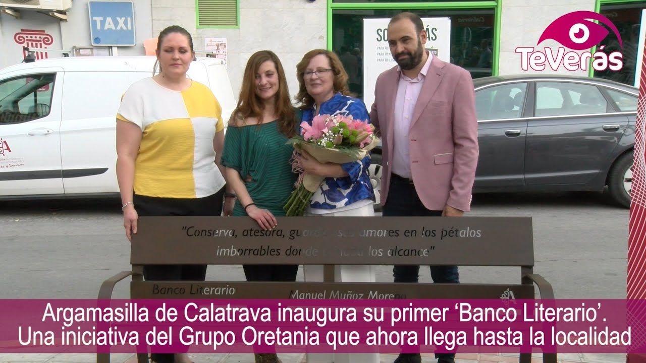 Argamasilla de Calatrava inaugura su primer ‘Banco Literario’